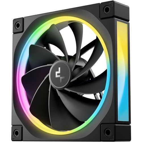 Вентилятор DeepCool FL12R Reverse, 120мм, 4-pin, 2150об/мин, 33.9 дБ, ARGB, черный, Ret [r-fl12r-bkapn1-g]