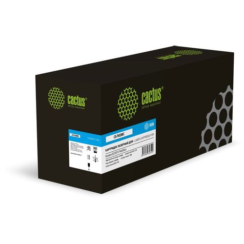 Картридж Cactus CS-TK5390С, TK-5390C, голубой / CS-TK5390С