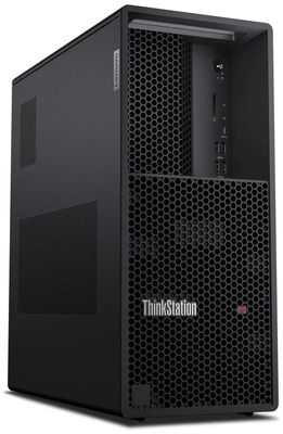 Рабочая станция Lenovo ThinkStation P3t Intel Core i7 13700,  DDR5 16ГБ, 512ГБ(SSD),  NVIDIA T400 - 4 ГБ,  CR,  Windows 11 Pro,  черный [30gusgum00]