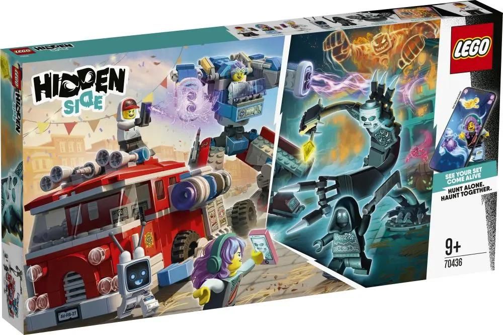 Lego hidden side fire truck sale
