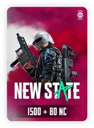 Изображение товара Пополнение игровой валюты NEW STATE MOBILE 1500+80 NC, регион: Россия, Весь мир Изображение товара Пополнение игровой валюты NEW STATE MOBILE 1500+80 NC, регион: Россия, Весь мир