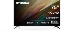75" Телевизор Hyundai H-LED75BU7009, 4K Ultra HD, черный, СМАРТ ТВ, Android TV