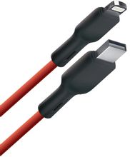 Изображение товара Кабель BORASCO Lightning (m) -  USB (m),  1м,  3A,  красный [38520]