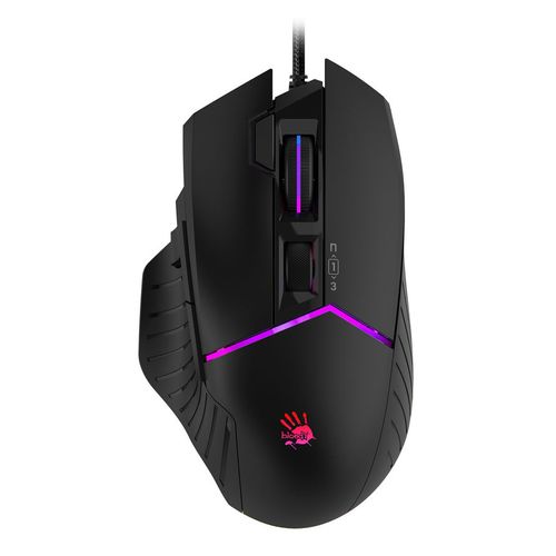 Мышь проводная A4TECH Bloody W95 Max, игровая, оптическая, USB, 12000dpi, черный [w95 max stone black]