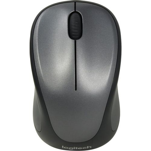 Мышь беспроводная Logitech M235, радио, оптическая, USB, 1000dpi, серый и черный [910-002692]