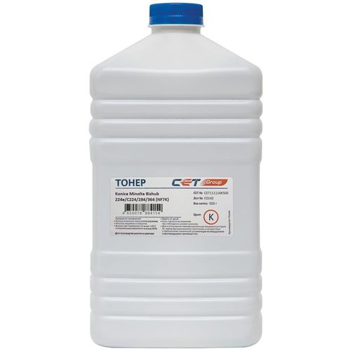 Тонер CET NF7K TN-321K/322/711K/712K, для KONICA MINOLTA Bizhub 224e/C224/284/364, черный, 500грамм, бутылка — цена и наличие Тонер CET NF7K TN-321K/322/711K/712K, для KONICA MINOLTA Bizhub 224e/C224/284/364, черный, 500грамм, бутылка