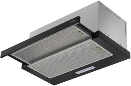 Встраиваемая вытяжка Gorenje TH60E6XB, управление кнопочное, серебристый