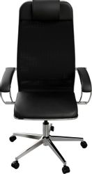 Кресло МЕТТА ErgoLife Comfort, сетка/экокожа, до 150кг, черный