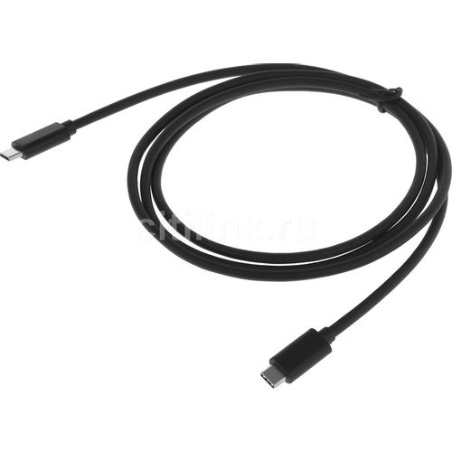 Кабель Buro USB Type-C (m) - USB Type-C (m), 1.5м, 5A, черный [bu-type-c3.2-4kvid-1.5m]