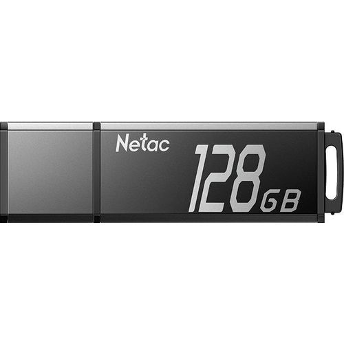 Флешка USB NETAC U351 128ГБ, USB2.0, серый [nt03u351n-128g-20bk]