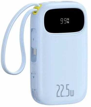 Внешний аккумулятор (Power Bank) BASEUS EnerFill FC31,  10000мAч,  голубой [p10082106313-00]