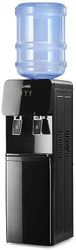 Кулер AEL LD-85c, напольный, электронный, push - кран, черный