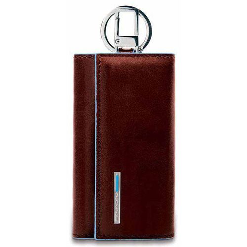 Ключница Piquadro Blue Square, кожа натуральная, коричневый [pc1397b2/mo]