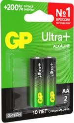 AA Батарейка GP Ultra Plus Alkaline 15AUPA21-2CRSBNN4, 4 шт.