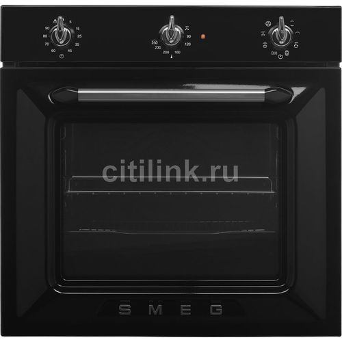Духовой шкаф электрический SMEG SF6905N1, 70л, дверца с 3 стеклами, черный