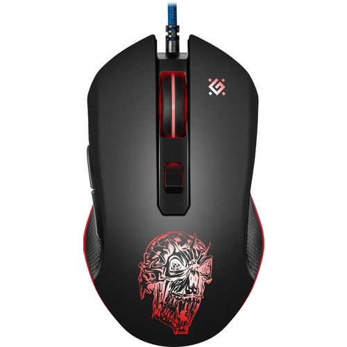 Мышь проводная Defender Sleipnir GM-927, игровая, оптическая, USB, 12800dpi, черный [52927]