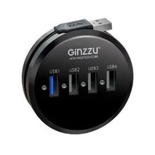Хаб (разветвитель) Ginzzu GR-314UB, черный [00-00000162] – купить в ...