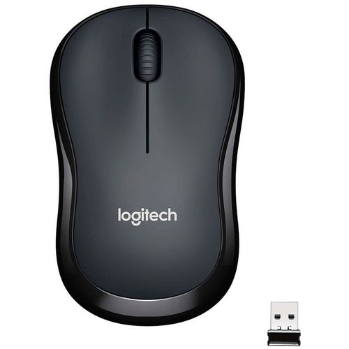 Мышь беспроводная Logitech Silent M220, радио, оптическая, USB, 1000dpi, темно-серый [910-004878]