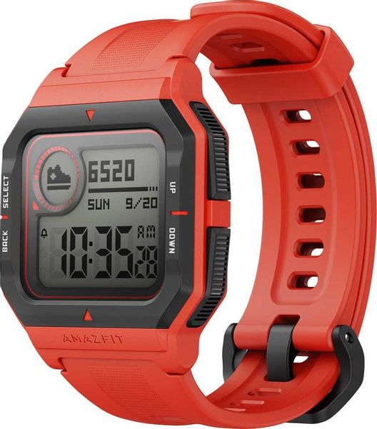 Смарт-часы AMAZFIT Neo,  1.2",  черный/красный / красный