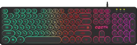 Клавиатура Defender Ozoth GK-106, проводная, USB, мембранная, черный [45106]