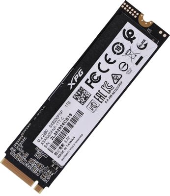 SSD накопитель A-Data XPG SX8200 Pro ASX8200PNP-1TT-C 1ТБ, M.2 2280, PCIe 3.0 x4,  NVMe,  M.2