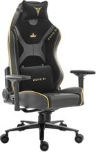 Изображение товара Кресло игровое ZONE 51 Armada, экокожа/ткань, до 150кг, мультиблок, регулируемые 4D подлокотники, черный/желтый Изображение товара Кресло игровое ZONE 51 Armada, экокожа/ткань, до 150кг, мультиблок, регулируемые 4D подлокотники, черный/желтый