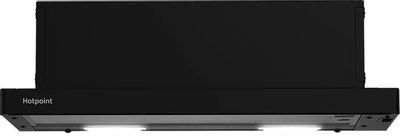 Встраиваемая вытяжка HOTPOINT HPTF 62HS BL, управление кнопочное, черный [869891200050]