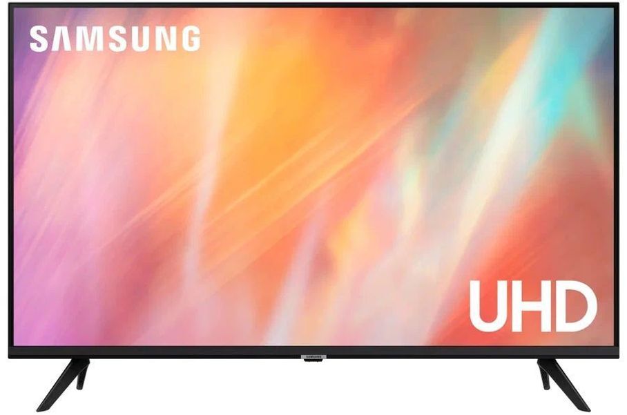 43" Телевизор Samsung UE43AU7002UXRU, Crystal UHD, 4K Ultra HD, черный, СМАРТ ТВ, Tizen OS