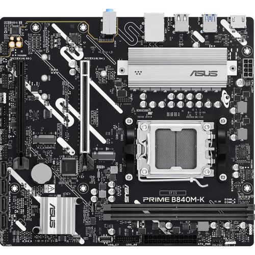 Материнская плата ASUS PRIME B840M-K, Socket AM5, AMD B840, mATX, Ret