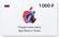 Изображение товара Карта пополнения баланса App Store и iTunes 1000 руб Россия