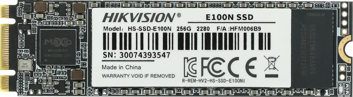 JUNK扱い HIKVISION E100N SSD 1024Gとアダプター Hikvision SATA HS