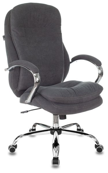 Кресло руководителя Бюрократ T-9950SL, ткань, до 150кг, серый