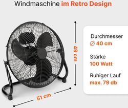 Вентилятор напольный PROFICARE PC-VL 3065 WM