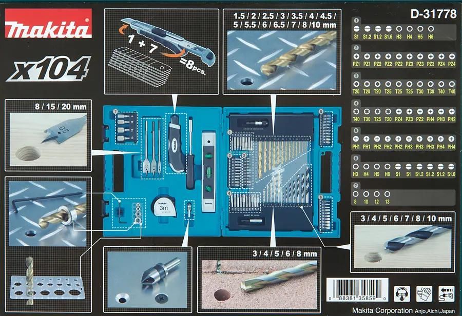 Makita D 31778 104 845148