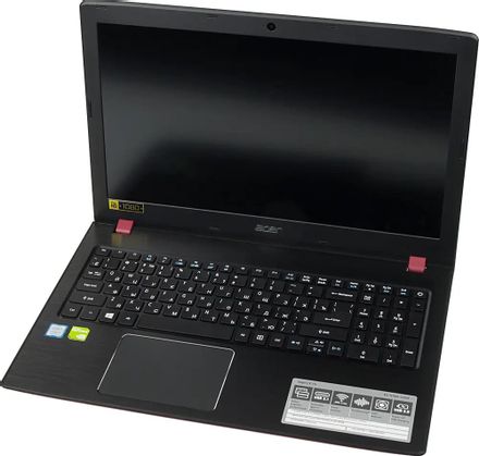 Ноутбук Acer Aspire E15 E5-576G-3459 15.6", Intel Core i3 8130U 2.2ГГц, 2-ядерный, 8ГБ DDR3L, 1000ГБ,  256ГБ SSD,  NVIDIA GeForce  Mx150 - 2 ГБ, Linux, черный/красный [nx.gs9er.003]