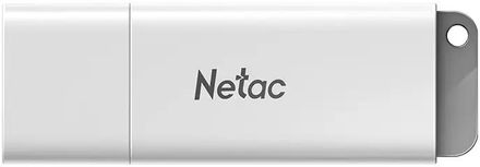 Флешка USB NETAC U185 64ГБ, USB3.0, белый [nt03u185n-064g-32wh]