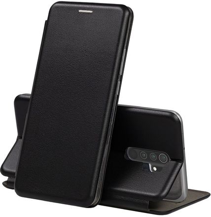 Чехол (флип-кейс) ZIBELINO Book, для Xiaomi Redmi 9, черный [zb-xia-rdm-9-blk]