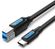 Изображение товара Кабель VENTION CQVBF,  USB Type-C (m) (прямой) -  USB 3.0 B (m) (прямой),  1м,  черный