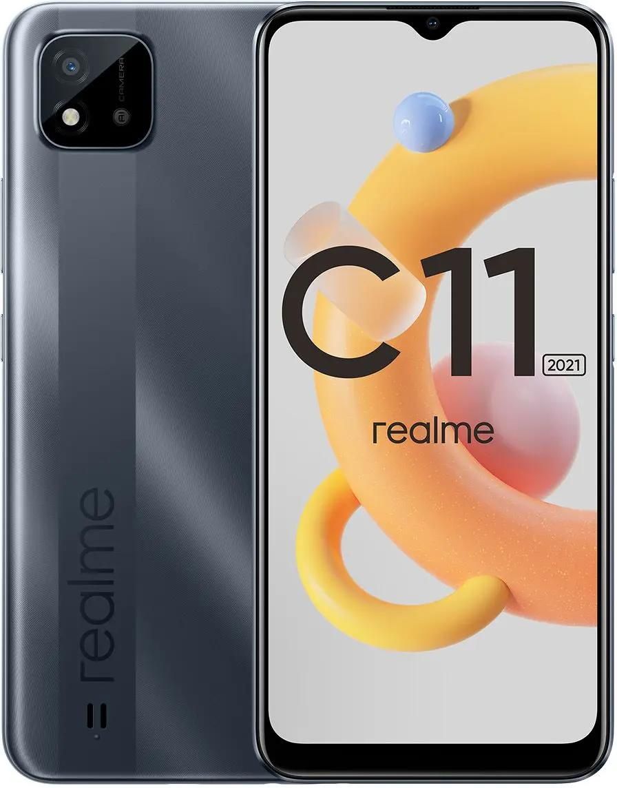 Характеристики Смартфон REALME C11 2021 2/32Gb, серый (1526690) смотреть в  СИТИЛИНК