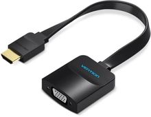 Изображение товара Адаптер аудио-видео VENTION ACKBB HDMI к VGA с Jack 3.5 0.15м позолота