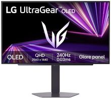 Изображение товара 27" Монитор LG UltraGear 27GX704A-B,  2560x1440,  OLED,  240Гц,  2хHDMI,  1хDP,  черный [27gx704a-b.aruz]