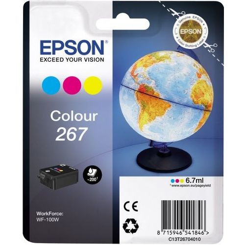 Картридж Epson T267, 3 цвета / C13T26704010