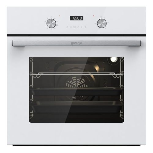 Духовой шкаф электрический Gorenje BO6737E03NWG, 73л, дверца с 2 стеклами, белый