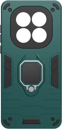 Чехол (клип-кейс) BORASCO Anti-Shock case, для Xiaomi Redmi Note 15 4G, противоударный, зеленый опал [76148]
