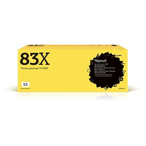 Картридж T2 TC-H83X, CF283X, черный / TC-CF283X