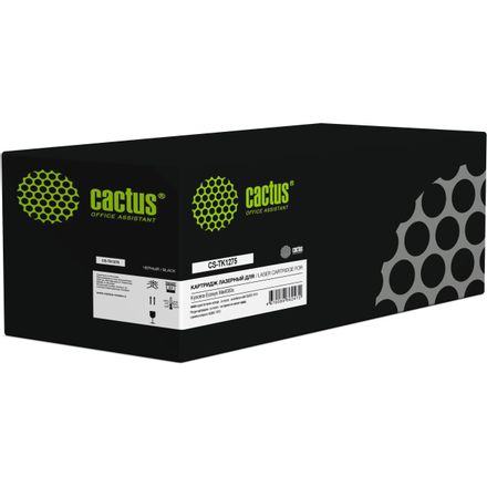 Картридж Cactus CS-TK1275, TK-1275, черный / CS-TK1275