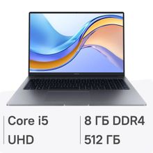 Изображение товара Ноутбук Honor MagicBook X16 2024 16 IPS Core i5 8ГБ SSD Windows 11