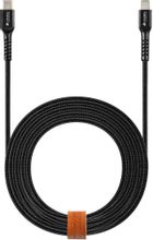 Изображение товара Кабель LYAMBDA LCLm25-BK Lightning USB Type-C 2.5м в оплетке MFI черный