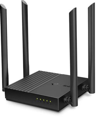 Wi-Fi роутер TP-LINK Archer A64,  AC1300,  черный(Б/У)