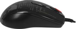 Мышь проводная A4TECH V-Track F5, USB, черный и рисунок